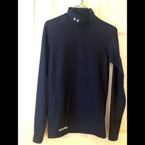 Under Armour Long Sleeve Mock turtle Coldgear YM